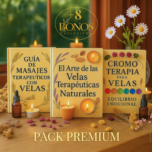 El Arte de las Velas Terapéuticas: + 50 Fórmulas Sanadoras y tu Negocio Natural Rentable.